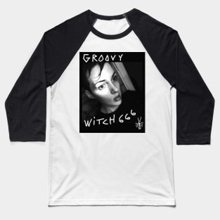 Groovy Witch 666 Baseball T-Shirt